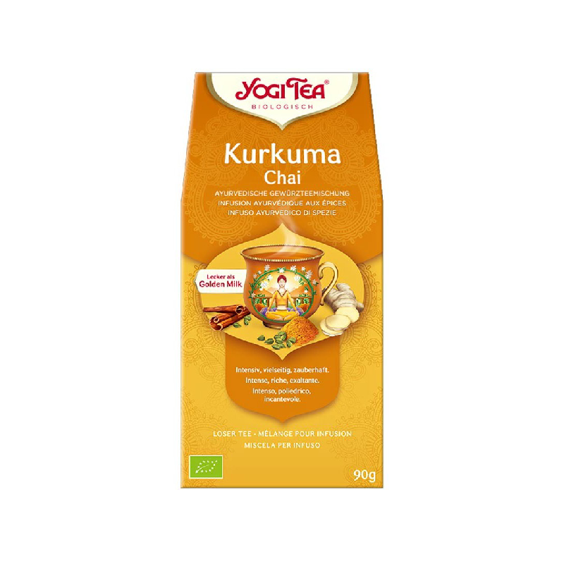 Ceai bio curcuma Chai, 90g Yogi Tea