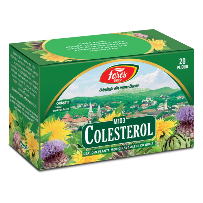 Ceai Colesterol, 20 plicuri, Fares