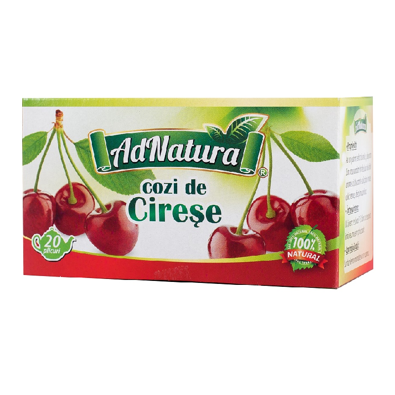 Ceai cozi de cirese, 20 plicuri, AdNatura