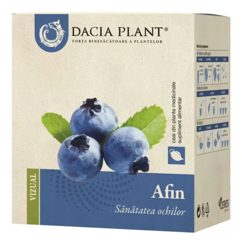 Ceai de afin, 50g, Dacia Plant