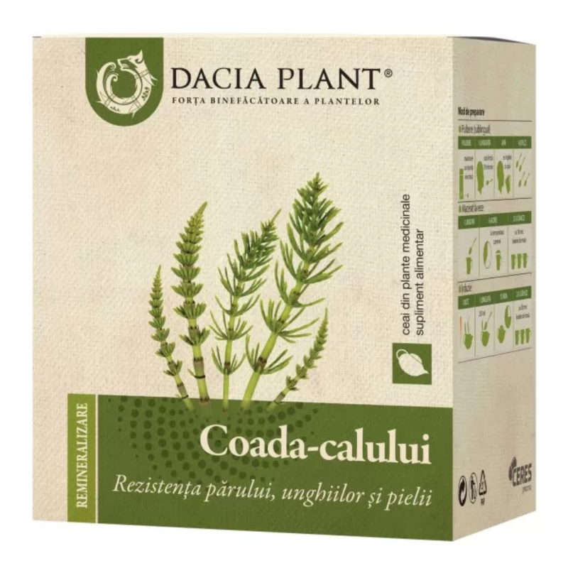 Ceai de coada calului, 50g, Dacia Plant