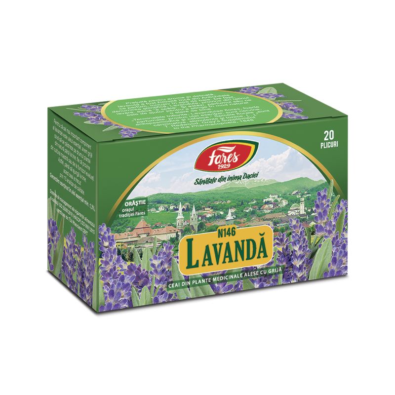 Ceai de lavanda N146, 20 plicuri, Fares