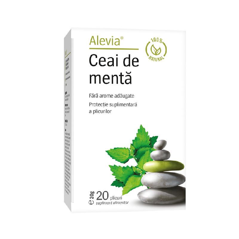 Ceai de menta, 20 plicuri, Alevia