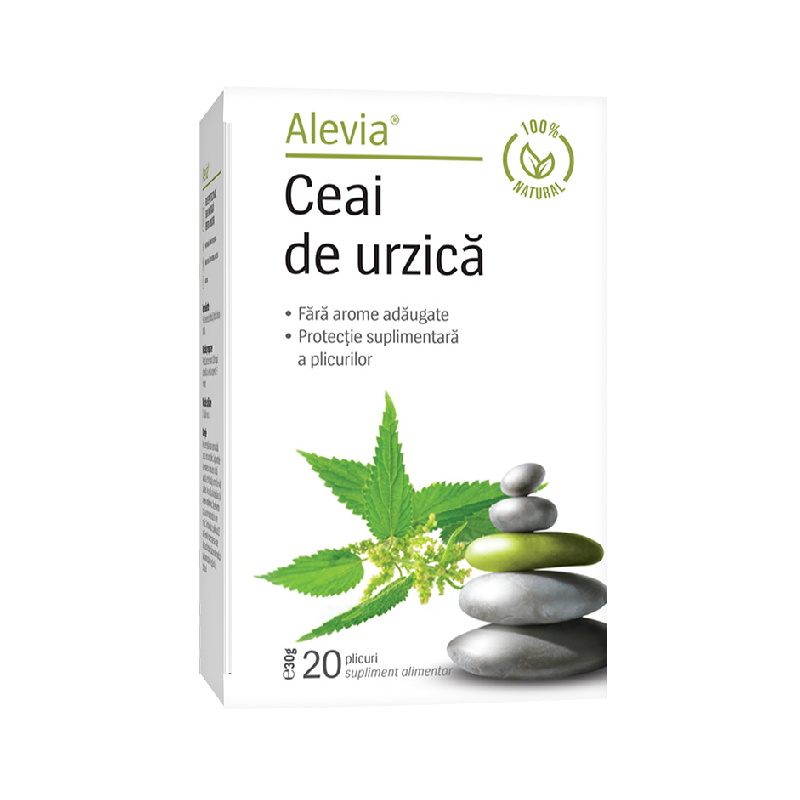 Ceai de urzica, 20 plicuri, Alevia