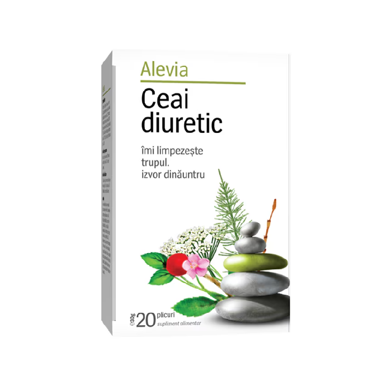 Ceai diuretic, 20 plicuri, Alevia