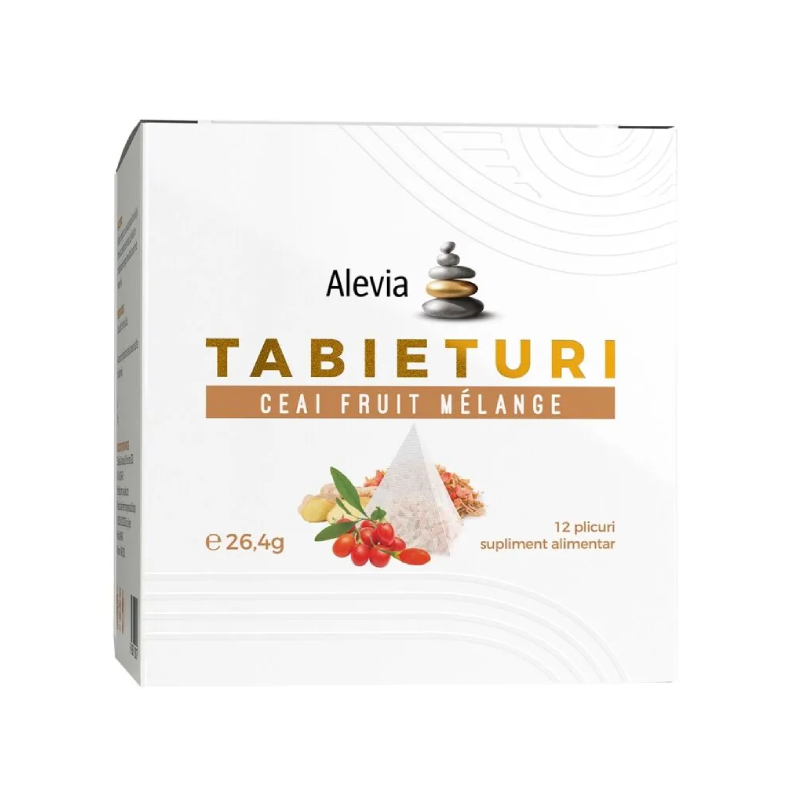 Ceai Fruit Melange Tabieturi, 12 plicuri, Alevia