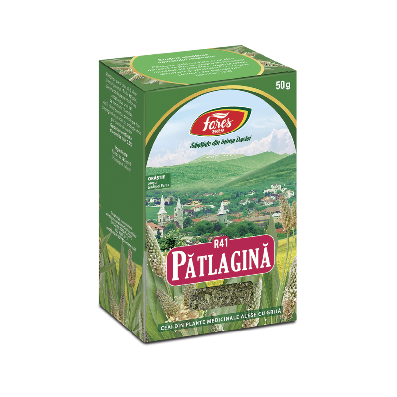 Ceai Patlagina frunze R41, 50 g, Fares