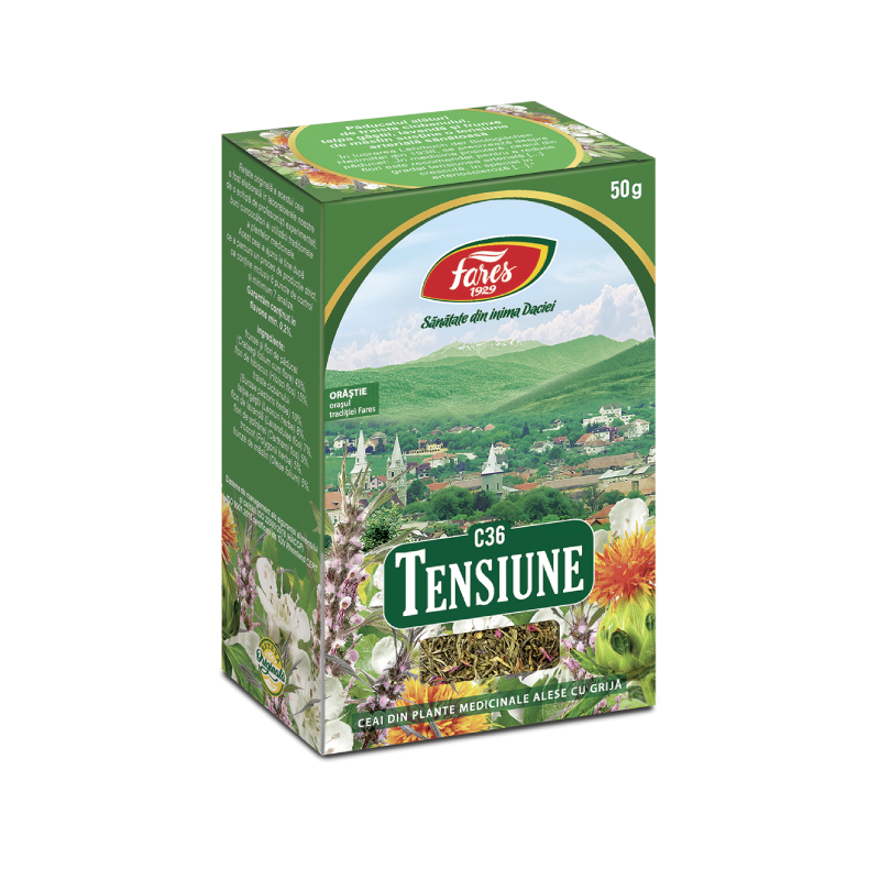 Ceai pentru tensiune, 50g, Fares