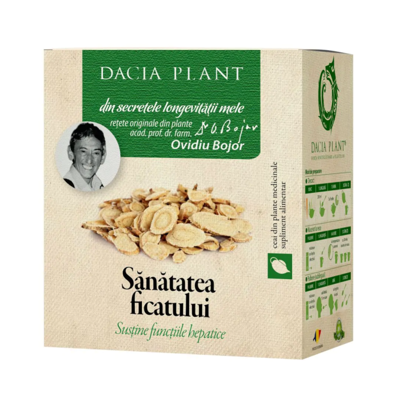 Ceai Sanatatea ficatului, 50g, Dacia Plant