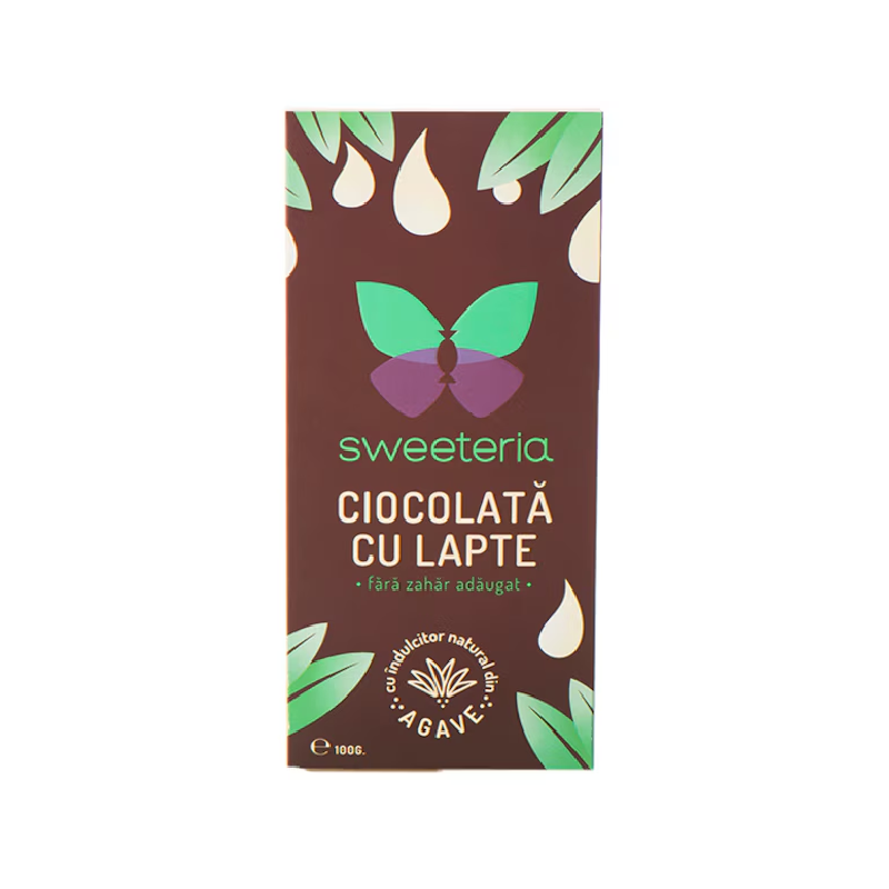 Ciocolata cu lapte si 40% cacao 100g, Sweeteria
