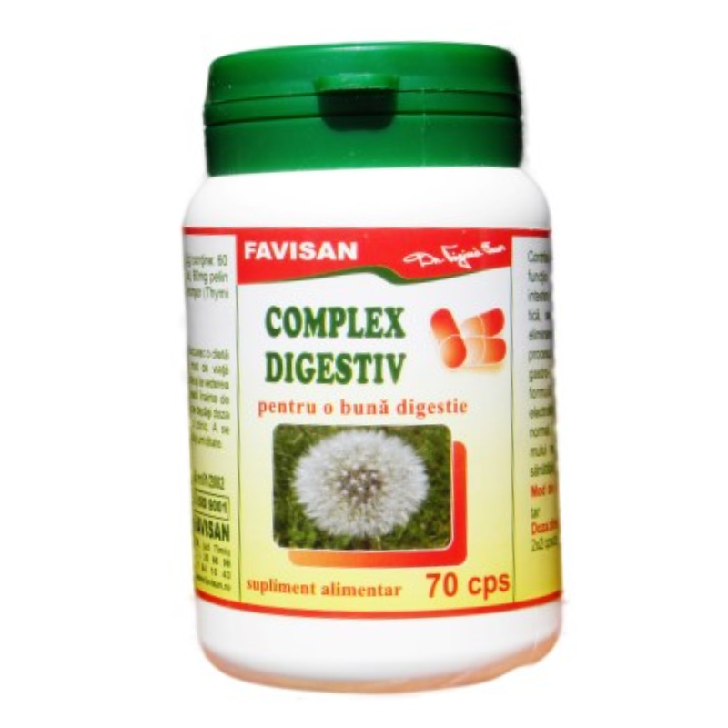 Complex Digestiv, 70 capsule, Favisan