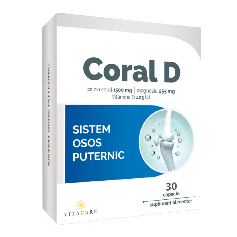 Coral D, 30 capsule, Vitacare