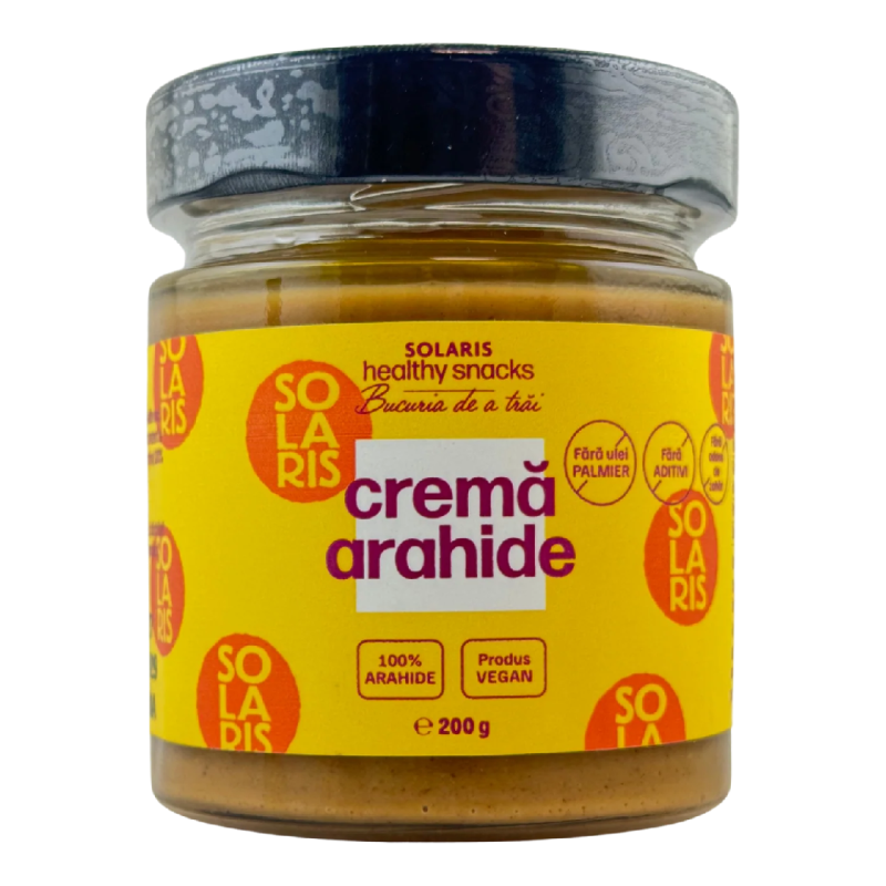 Crema de arahide, 200g. Solaris