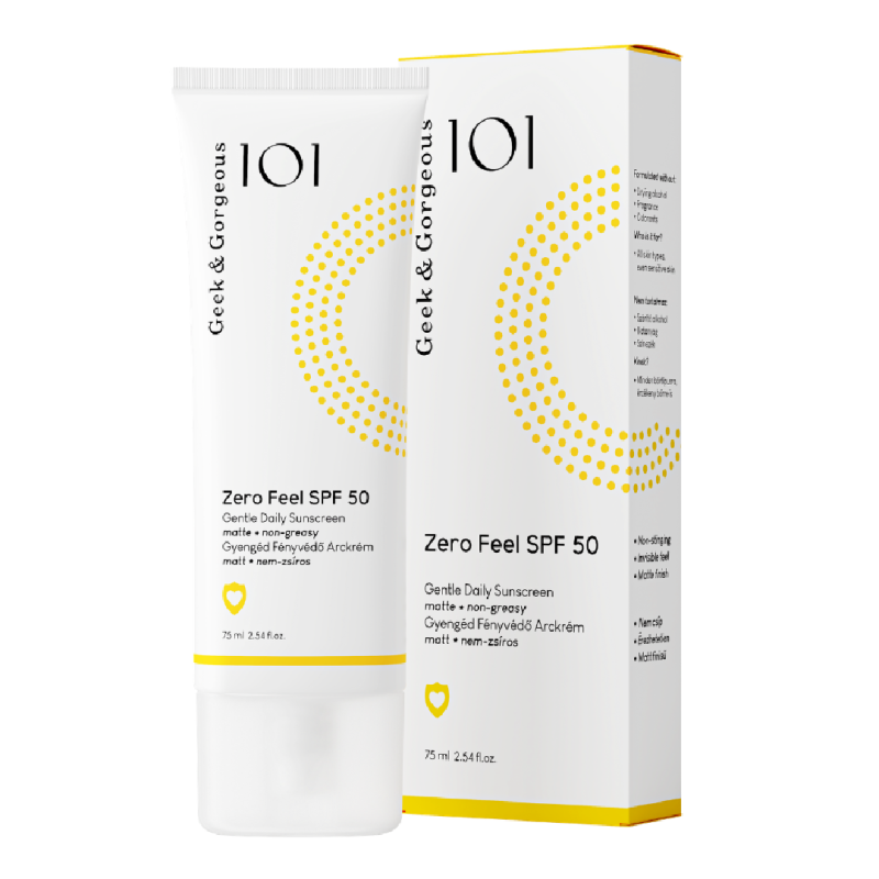 Crema de fata cu SPF 50 pentru protectie solara zilnica Zero Feel
