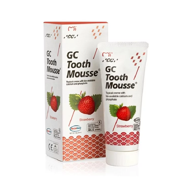 Crema dentara cu aroma de capsuni Tooth Mousse, 40 g, GC Dental