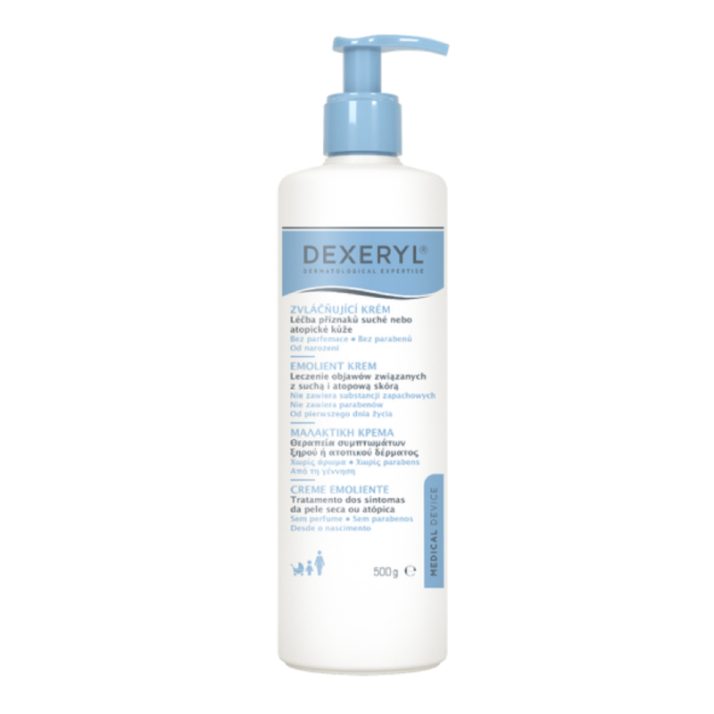 Crema emolienta pentru piele uscata si atopica, 500 g, Dexeryl