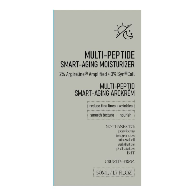 Crema hidratanta anti-imbatranire Smart Aging Multi-Peptide, 50 ml, Nerds
