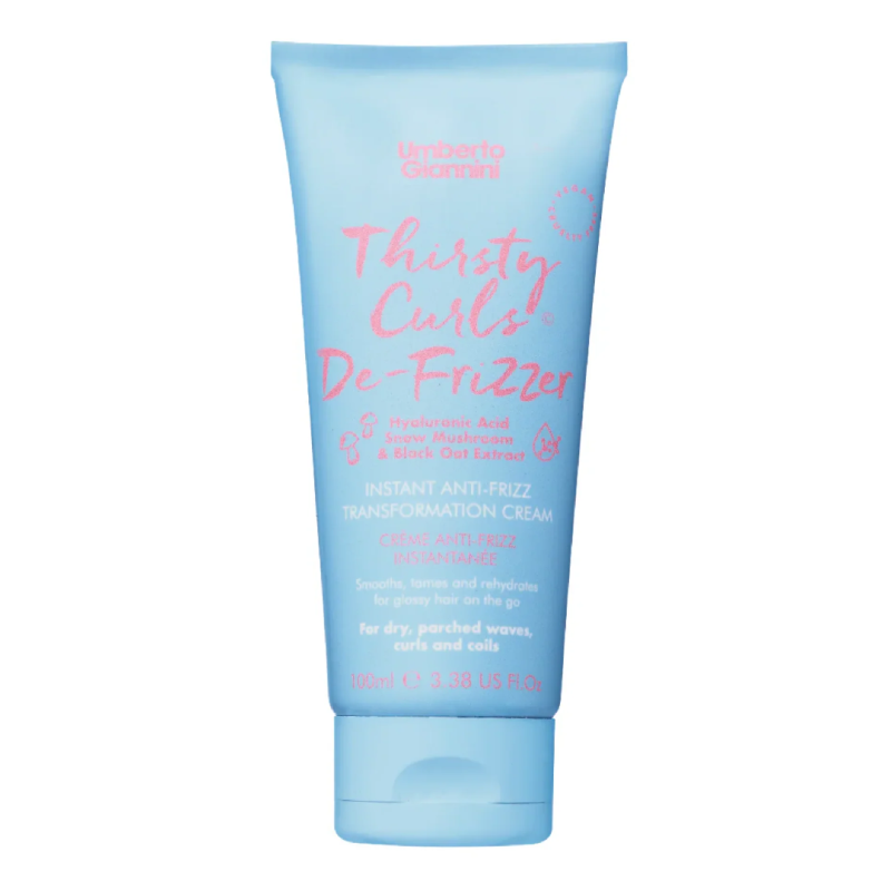 Crema leave-in pentru netezirea buclelor De-Frizzer Thirsty Curls, 100 ml, Umberto Giannini