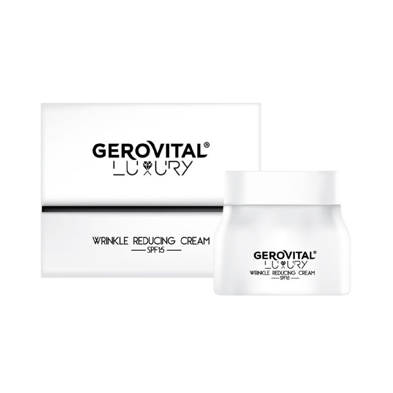 Crema pentru atenuarea ridurilor SPF15, Luxury, 50 ml, Gerovital
