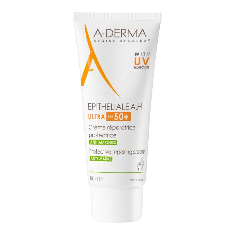 Crema reparatoare protectoare anti-semne Epitheliale A.H. Ultra SPF 50+, 100 ml, A-Derma