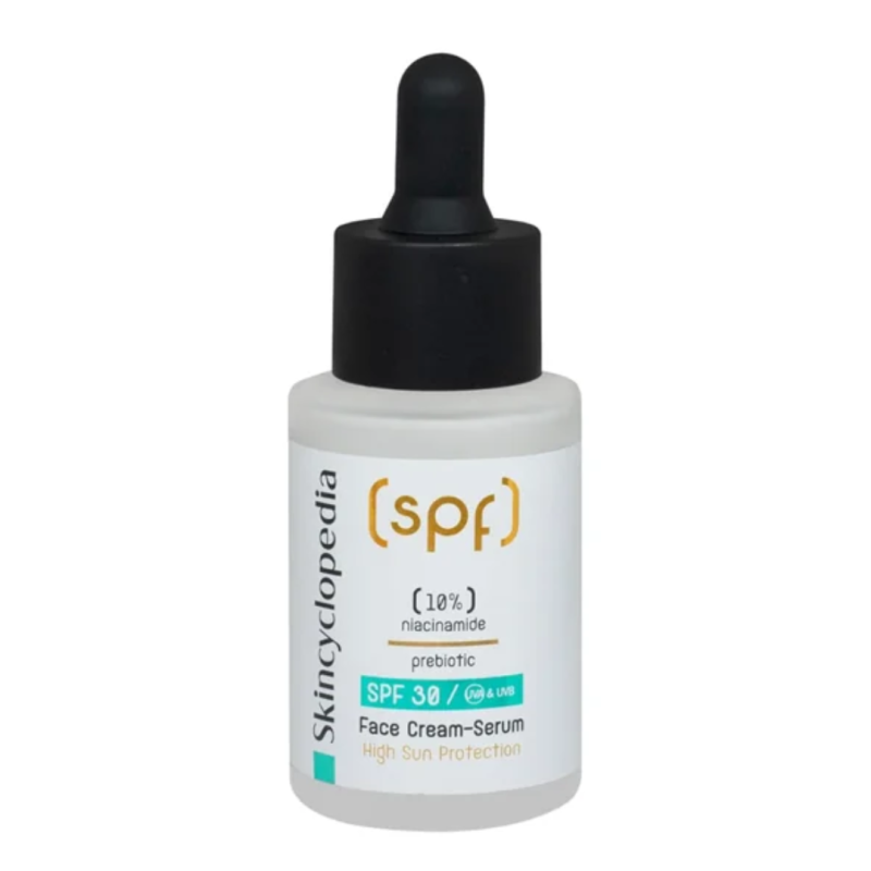Ser crema impotriva imperfectiunilor cu SPF30 si niacinamida, 30ml, Skincyclopedia