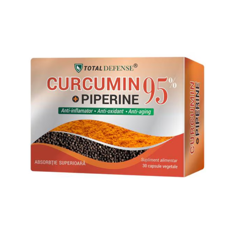 Curcumin + Piperine 95%, 30 capsule, Cosmo Pharm