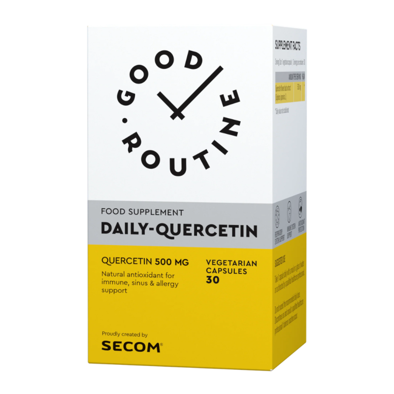 Daily Quercetin Good Routine, 500 mg, 30 capsule, Secom
