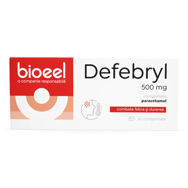 Defebryl, 500 mg, 20 comprimate, Bioeel
