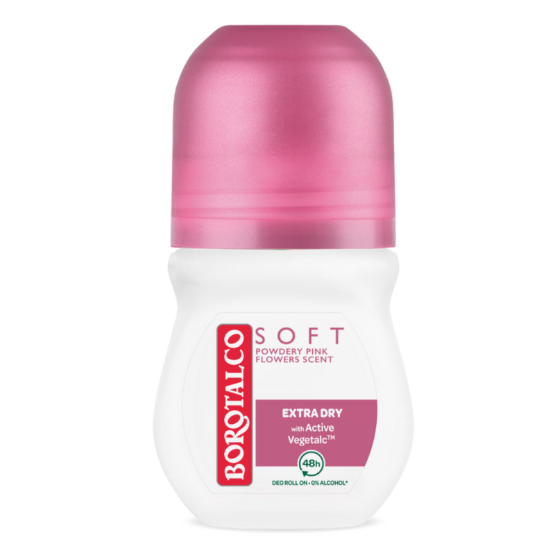 Deodorant roll-on Soft Pink, 50 ml, Borotalco