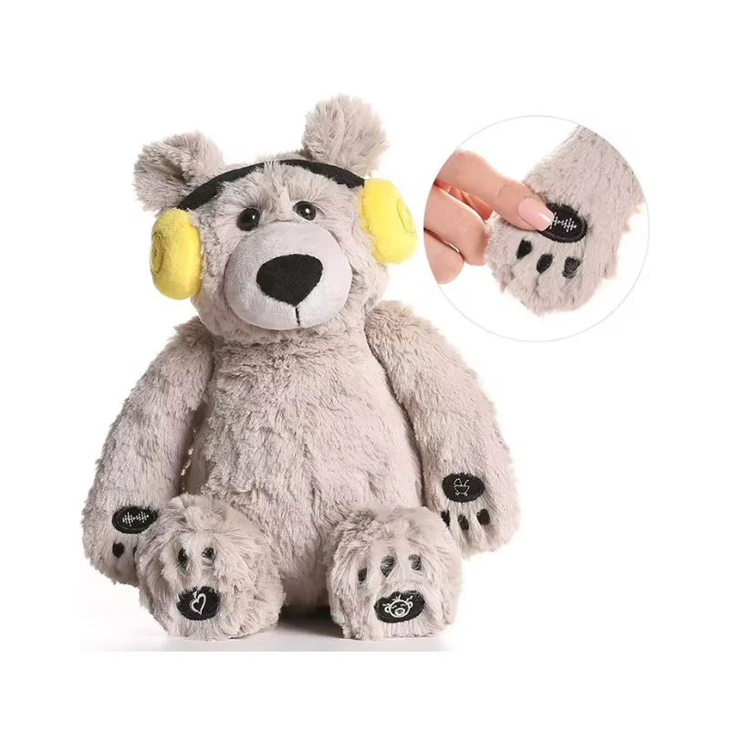Dispozitiv sunete albe, ursulet din plus cu sunetul batailor inimii mamei si cantece de leagan, Lulla Bear by bebeLOGIC™