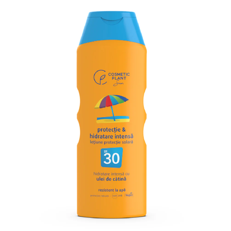 Emulsie plaja cu ulei de catina, SPF30, 200 ml, Cosmetic Plant