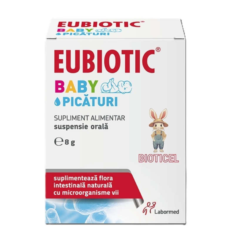 Eubiotic Baby Picaturi, 8 g, Labormed
