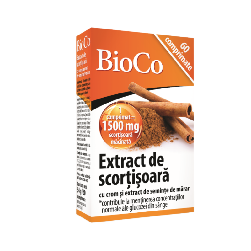 Extract de scortisoara, 60 comprimate, BioCo