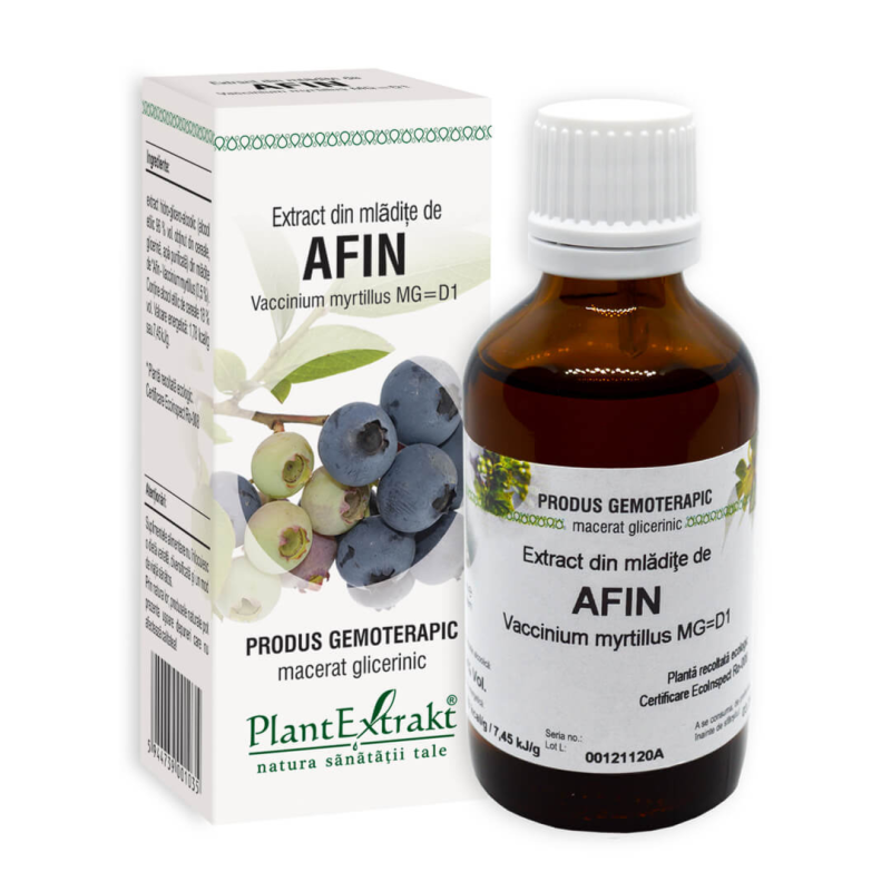 Extract din mladite de Afin, 50 ml, Plant Extrakt