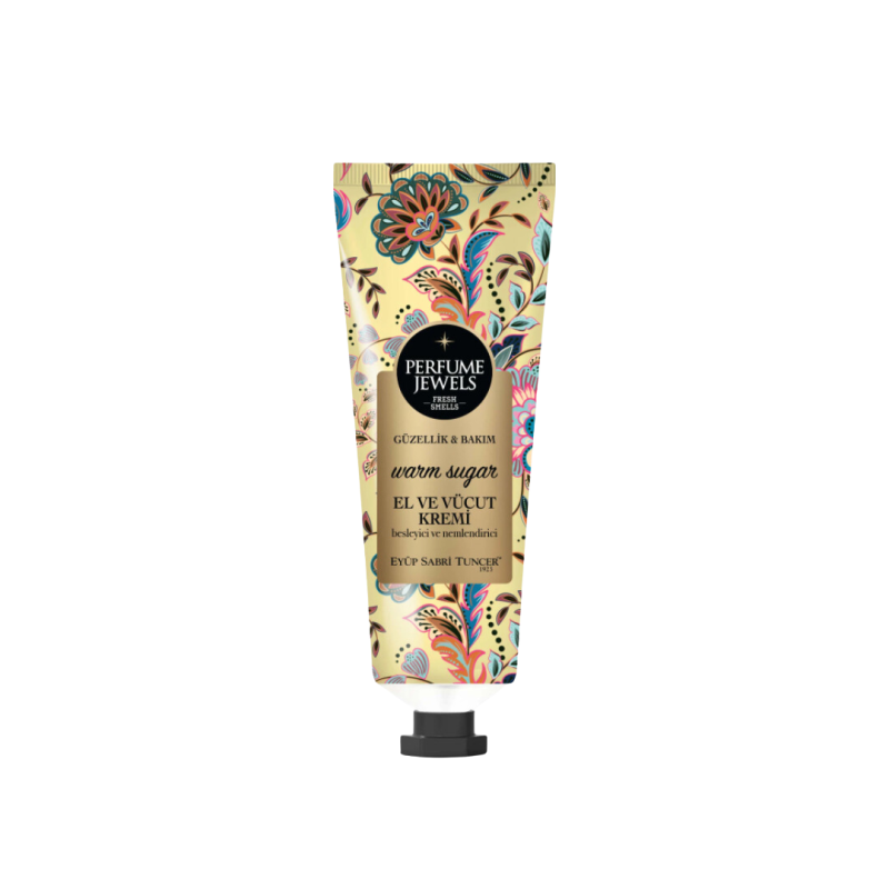 Crema maini si corp Perfume Jewels Warm Sugar 50ml, Eyup