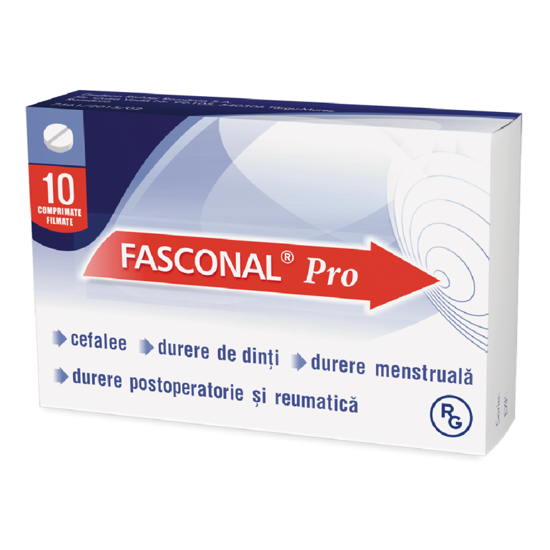 Fasconal Pro, 10 comprimate, Gedeon Richter