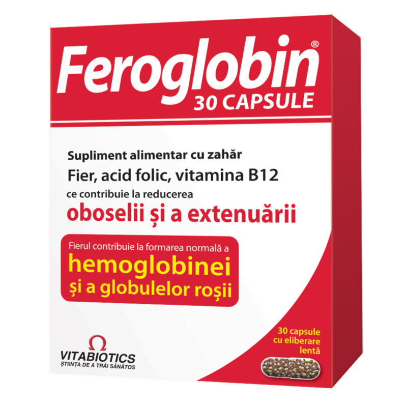 Feroglobin B12, 30 capsule, Vitabiotics