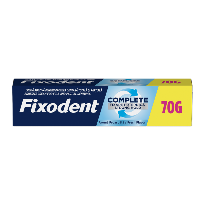 Cremă adeziva Complete Fresh, 70g, Fixodent