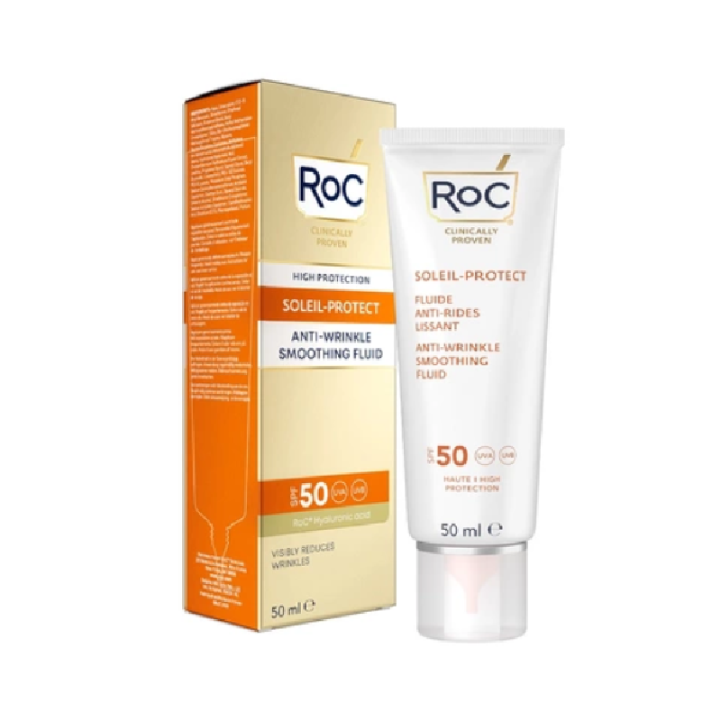 Fluid anti-rid cu SPF50 Soleil Protect, 50ml, RoC Skincare