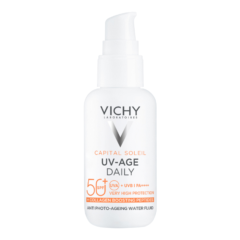 Fluid apos anti-fotoimbatranire SPF50+ Capital Soleil UV-AGE DAILY, 40 ml, Vichy