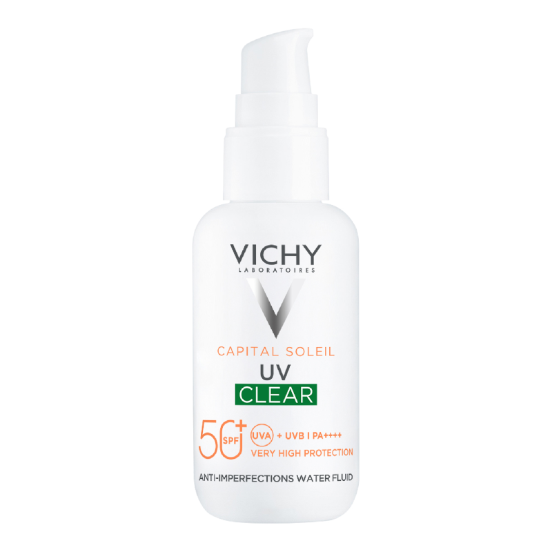 Fluid apos anti-imperfecțiuni cu SPF50+ Capital Soleil UV CLEAR, 40 ml, Vichy