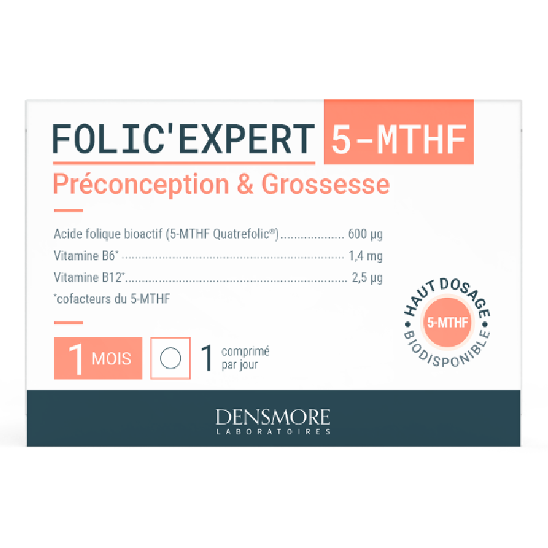 Folic Expert, 30 tablete, Densmore Laboratoires