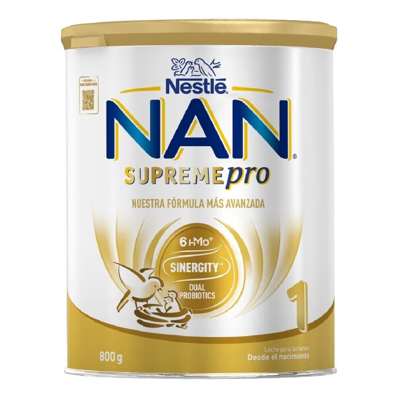 Formula de lapte praf Nan 1 SupremePro, 0+ luni, 800 g, Nestlé