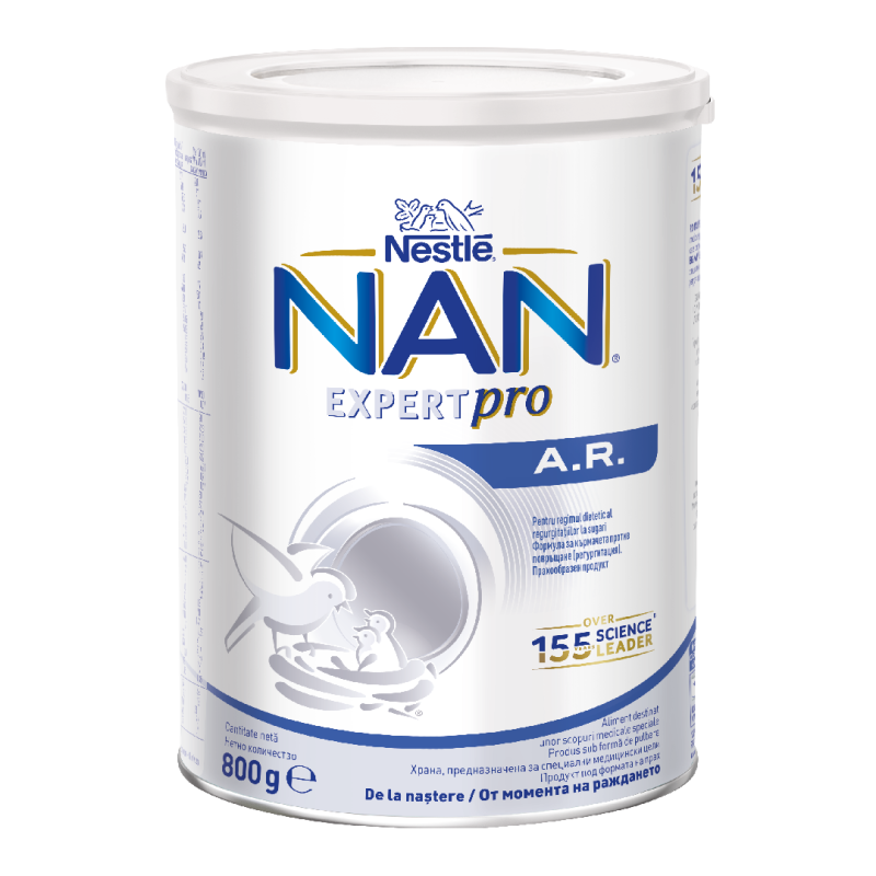 Formula speciala de lapte praf Nan AR, +0 luni, 800 g, Nestle