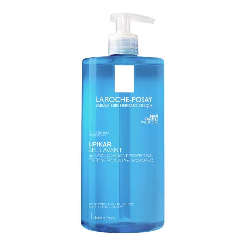 Gel de spalare calmant si protector Lipikar, 1 litru, La Roche-Posay