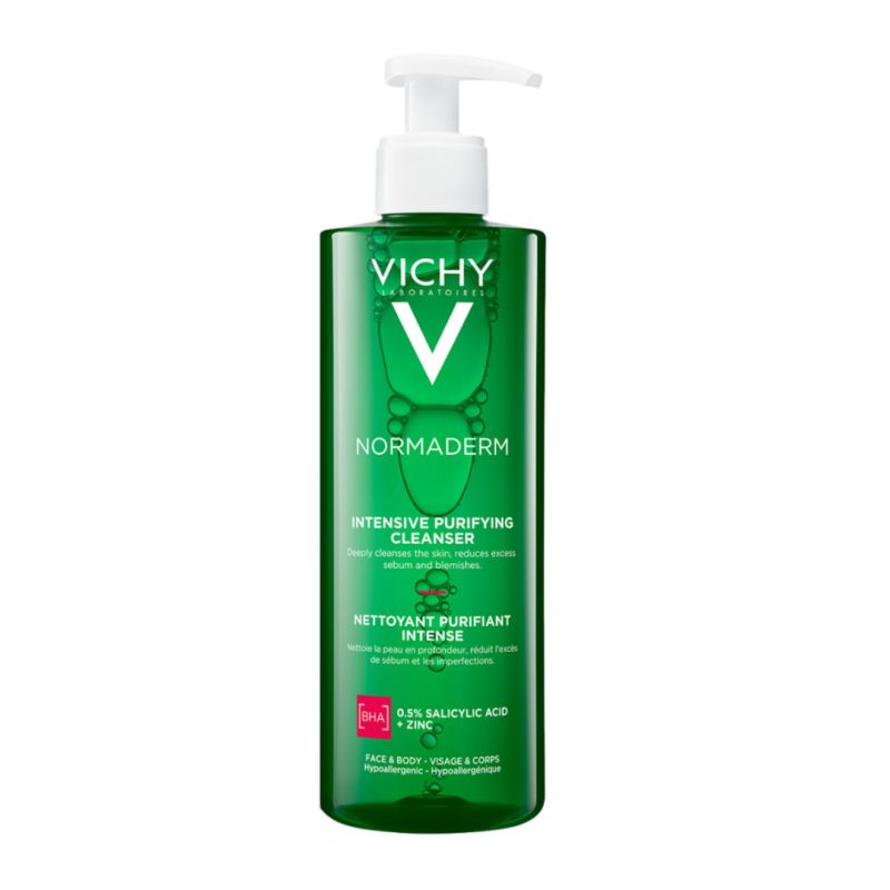 Gel de curatare purifiant pentru ten gras cu tendinta acneica Normaderm, 400 ml, Vichy