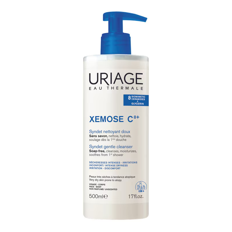 Gel de curatare Xemose C8+ Syndet, 500 ml, Uriage