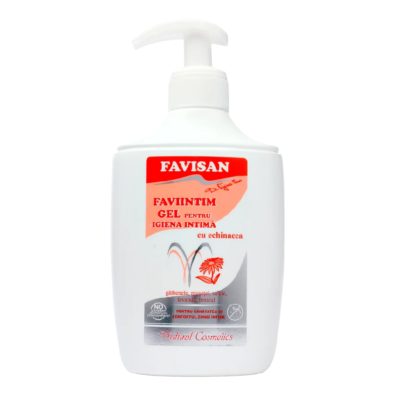 Gel igiena intima cu echinacea si musetel, 300 ml, Favisan