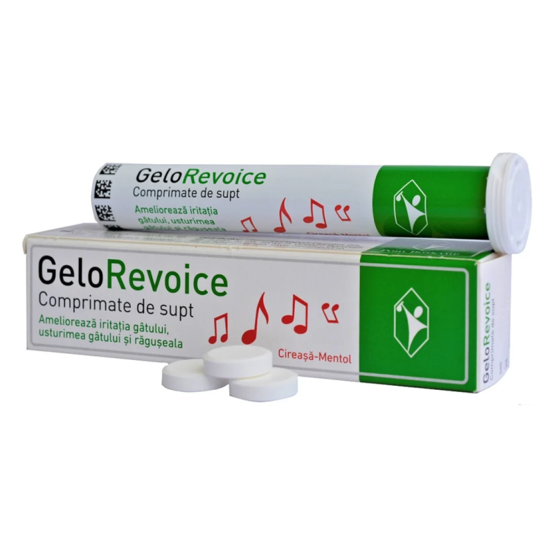 GeloRevoice cirese si mentol, 20 comprimate, Phol Boskamp