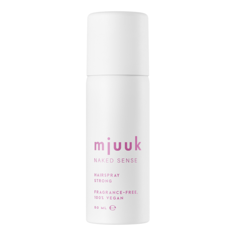 Hairspray mini cu fixare puternica fara parfum Naked Sense, 50 ml, Mjuuk